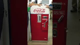 Restored Coca Cola Vending Machine Up For Auction       #vintage  #publicauction  #auction