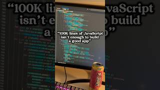 100k lines of JavaScript can’t build an app #code #coding #noai #appdevelopment