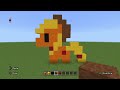 How to build an applejack pixel art- minecraft tutorial