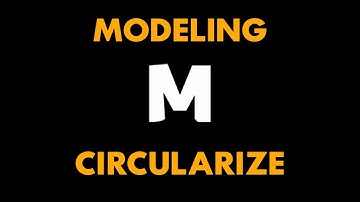 Maya Modeling Tutorial - Circularize