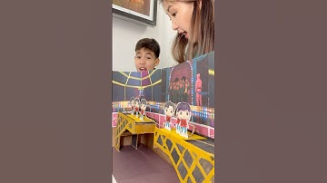 She made the 456 Glass Bridge for the Squid Game 😳🥰😘🥳 #squidgame2