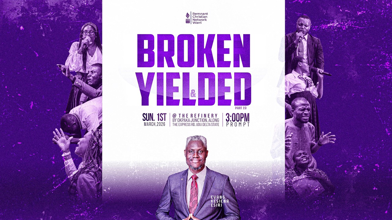 COMMUNITY BIBLE STUDY || BROKEN AND YIELDED PT23 || EVANG. KESIENA ESIRI
