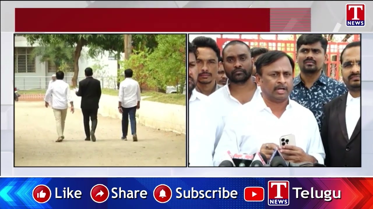 Gellu Srinivas Yadav Meets Balka Suman In Adilabad Jail | T News