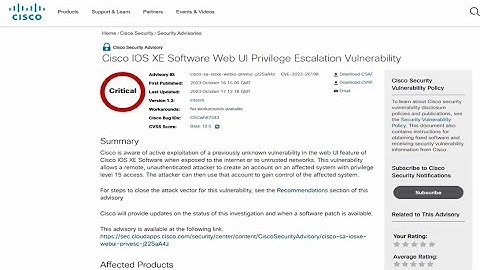 ALERT - Remove this latest Cisco Vulnerability fast with rConfig