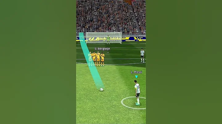 Messi shows how to Free kick 🔥 #efootball #efootball2023 #efootball2022 #pesmobile #messi #shorts