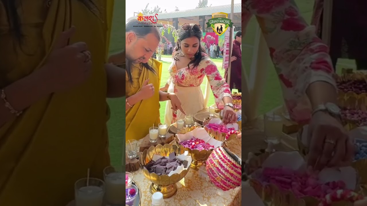 Candle-making booth set rightBook Kalash for a dreamy wedding