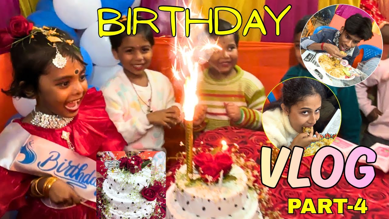 Birthday Party 🥳 Vlog Video@Rahul2.o-c3m Part -4 Video 