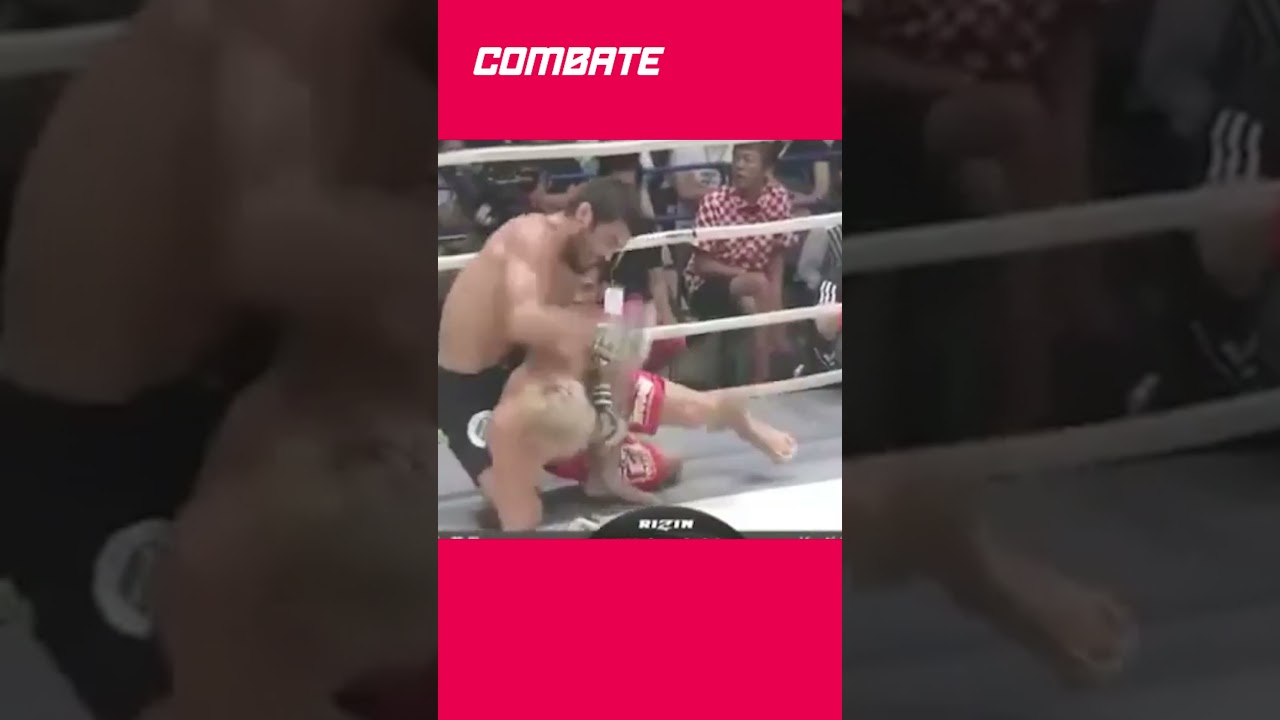 KRON GRACIE DÁ AULA DE JIU-JITSU PARA FINALIZAR OPONENTE NO RIZIN #shorts | Combate.globo