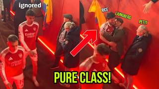 WATCH: Declan Rice’s Class Act with the Arsenal Invincibles in Tunnel