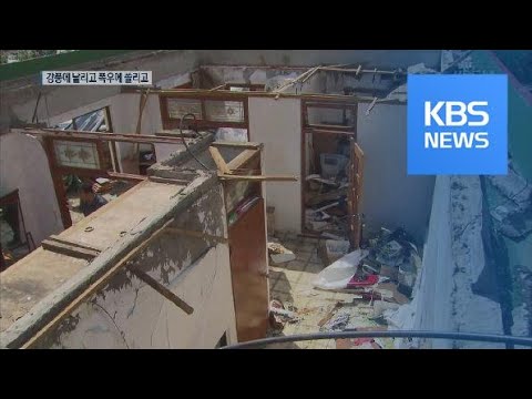 제주지역 강풍에 지붕 날아가고 폭우에 <strong>밭농사</strong> 망치고… / KBS뉴스(News)