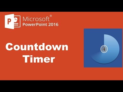 How to Create a Countdown Timer using Animation in PowerPoint 2016