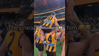 How this doesn’t happen more often I’ll never know 😭😆 congrats Karl !