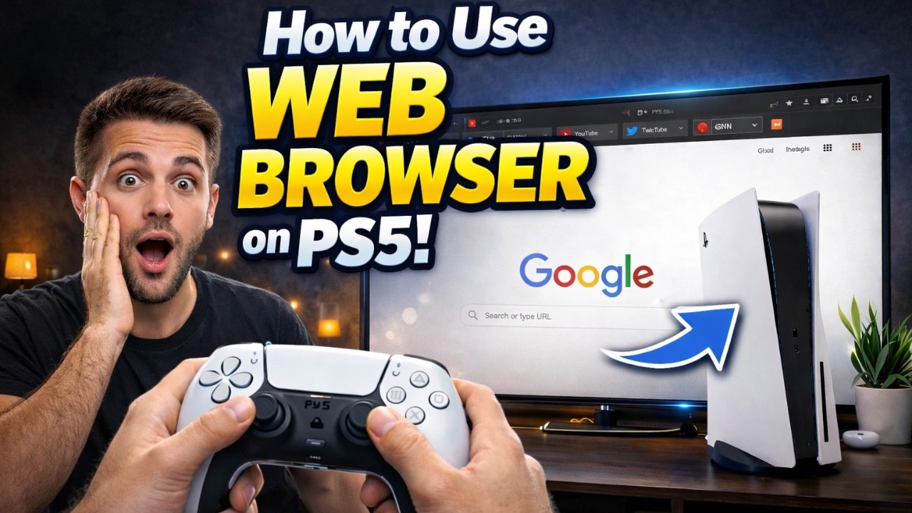 How to Use Web Browser on PS5 | Browse Anything on PlayStation 5 in ...