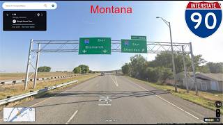 Interstate 90 - Montana eastbound