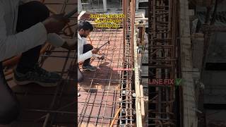 Centering Slab Side Line Setting by Bending Wire 😲 #construction #slab #bendingwire #support