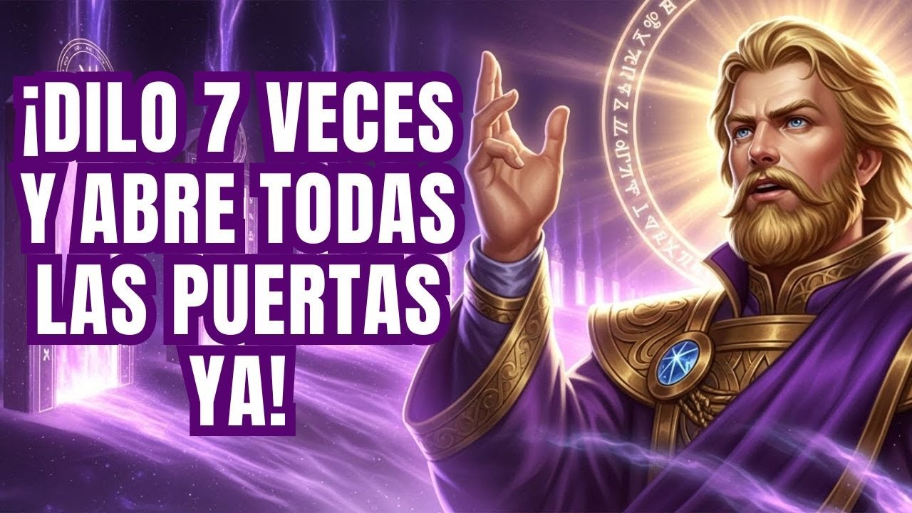 ¡DILO 7 VECES! LA FRASE DE SAINT GERMAIN QUE ABRE TODAS LAS PUERTAS DE TU VIDA EN MINUTOS
