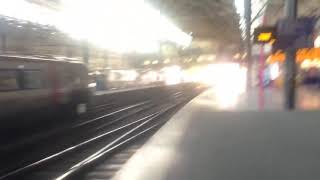 class 222 /223 Arriva cross country  voyager wheelie bin  arriving in leeds
