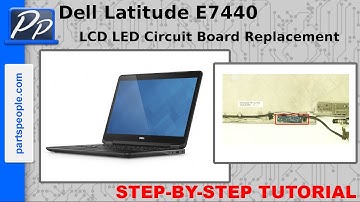 Dell Latitude E7440 LCD LED Circuit Board Video Tutorial Teardown