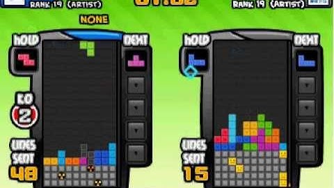 The Journey to Rank 100 in Tetris Battle #4- My Best Game So Far