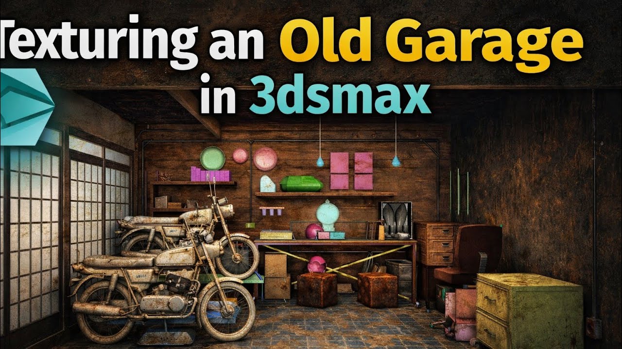 How to Texture an Old Garage in 3ds Max (Realistic Workflow)