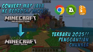 TUTORIAL CONVERT MAP MINECRAFT JAVA KE MINECRAFT BEDROCK/MCPE TERBARU TAHUN 2025!! (Tidak 100% work)