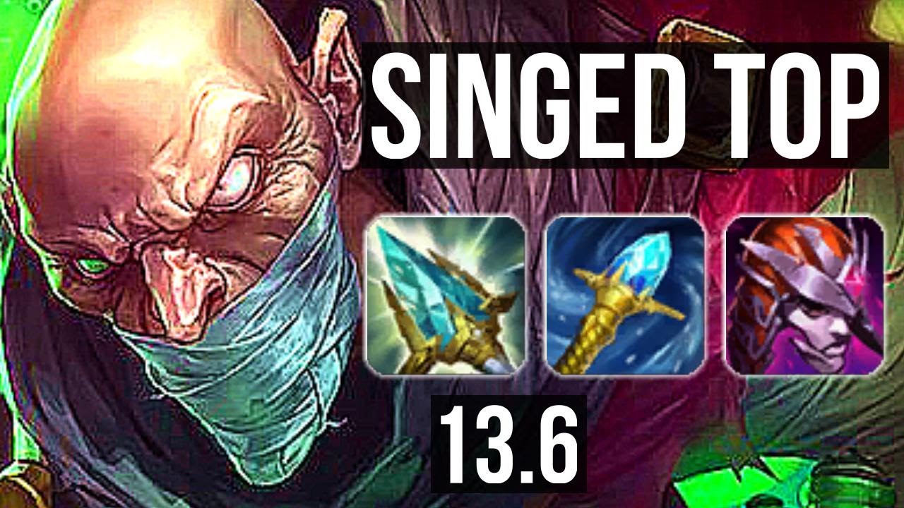SINGED vs OLAF (TOP) | 5/1/10, Rank 6 Singed | KR Challenger | 13.6