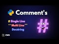 Comments in Python Explained 💬 for Beginners