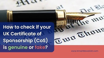How to check if your UK Certificate of Sponsorship is genuine or fake?