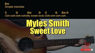 Myles Smith - Sweet Love Guitar Chords cover