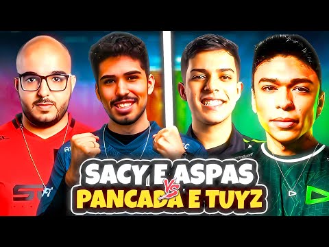 DUELO entre ASPAS e SACY contra PANCADA e TUYZ deixa ranked gringa EM CHOQUE! I VALORANT CLIPS