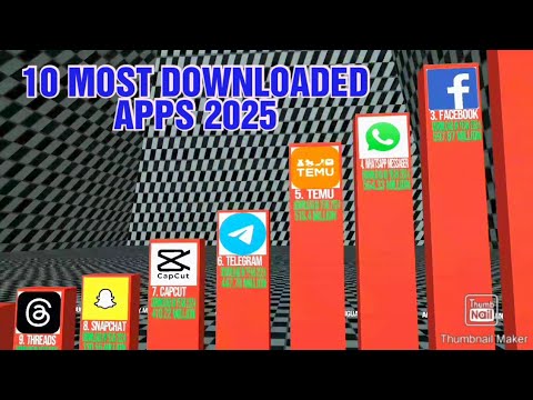 Top 10 Most Downloaded Apps 2025 - YouTube