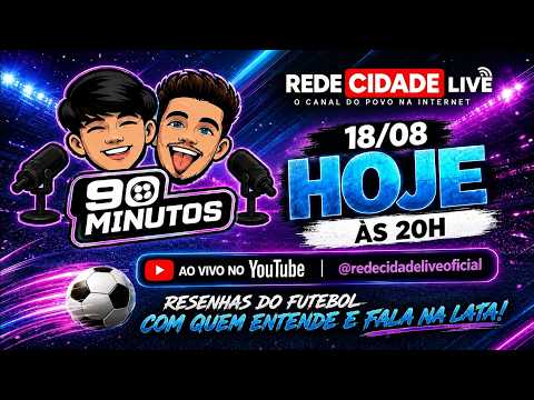 Programa 90 Minutos, informação, opinião e muita resenha sobre o mundo da bola!