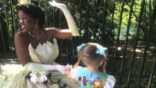 Princess Tiana, Lane And Baby Ducks At Walt Disney World