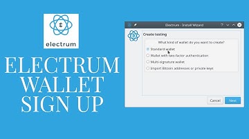 How to Open/Create Electrum Wallet Account? Electrum Wallet Sign Up & Account Setup 2021