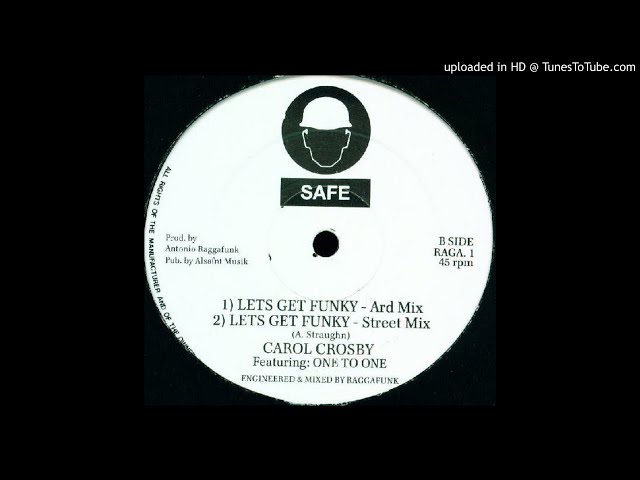 洋楽 carol crosby/lets get funky YouTube