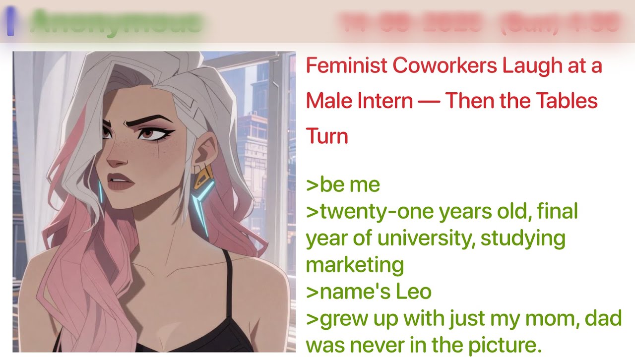 Feminist Coworkers Laugh at a Male Intern — Then the Tables Turn