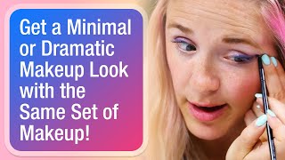 Type 1: How to Get a Minimal Makeup Look & a Dramatic Look (with the Same Products)