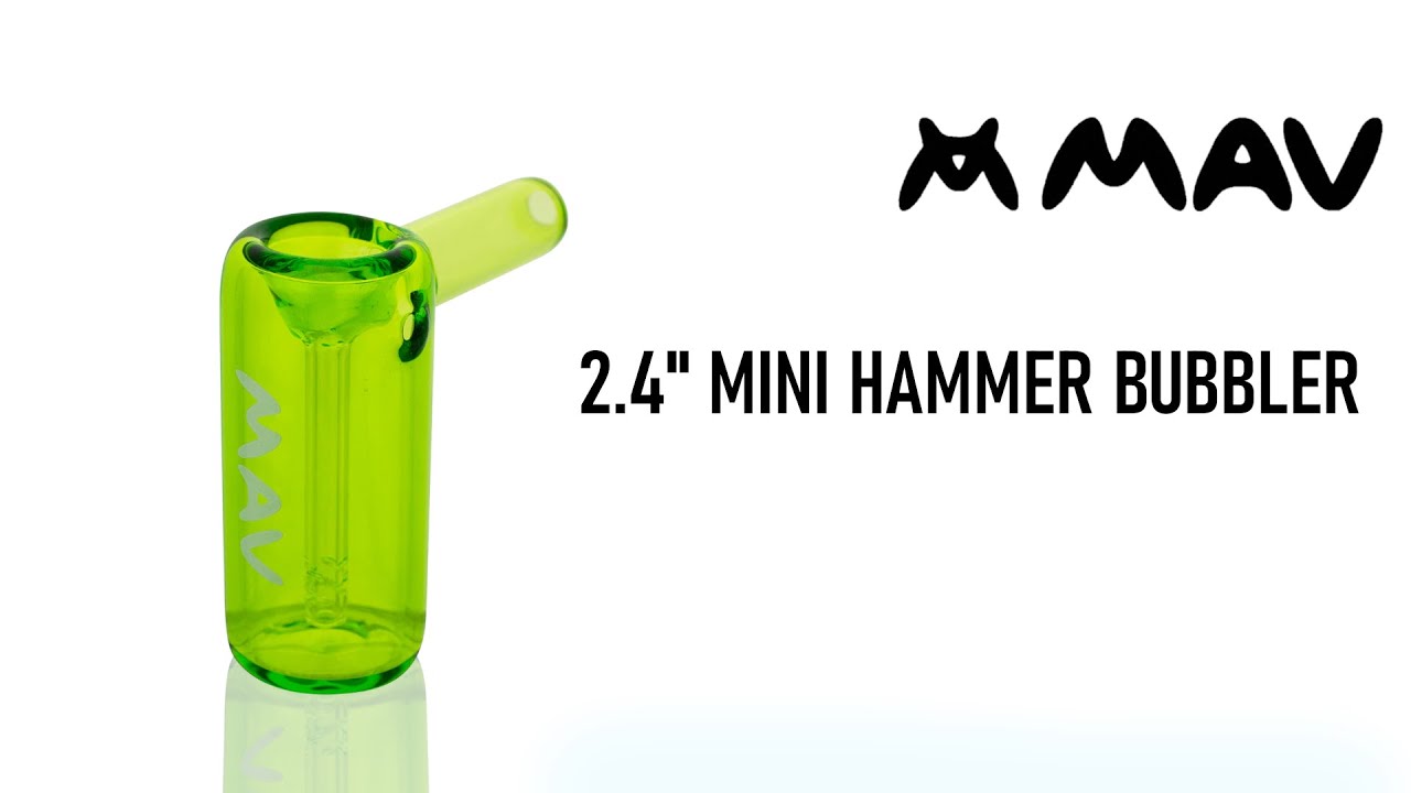 ガラスバブラー『MAV Glass - CX45 ミニハンマーバブラー』