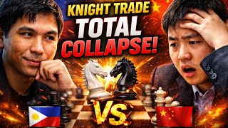 Eén ridderruil, totale ineenstorting | Wesley So maakt Wei Yi af.