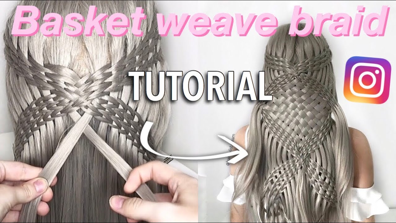 Step by Step DIY Basketweave Braid Tutorial - YouTube