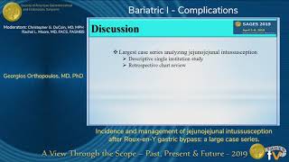 Incidence and management of jejunojejunal intussusception after Roux-en-Y gastric bypass