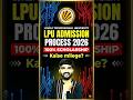 LPU Admission 2026 Scholarship 100%🔥 | LPUNEST 2026 scholarship details | LPU ADMISSION PROCESS 2026