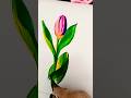 Color in tulip#shots #brushpen #paintingstyles