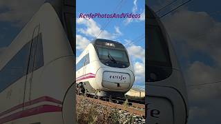 Renfe Alvia S-120 A Toda Velocidad Por Luceni Con Pitadas, Con El Alvia Pamplona Madrid