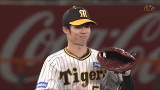 【これは凄い】8回表、セカンドゴロ、4・6・3のダブルプレー！ #中野拓夢 選手の神技・グラブトス！【2023/7/16Ｔ－D】