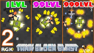 TANK BLOCK BLAST: BLOCK TANK SHOOTING GAMES| MK2 TANK BATTLE BLOCK| GAMEPLAY PART 2 (ANDROID/IOS) screenshot 5