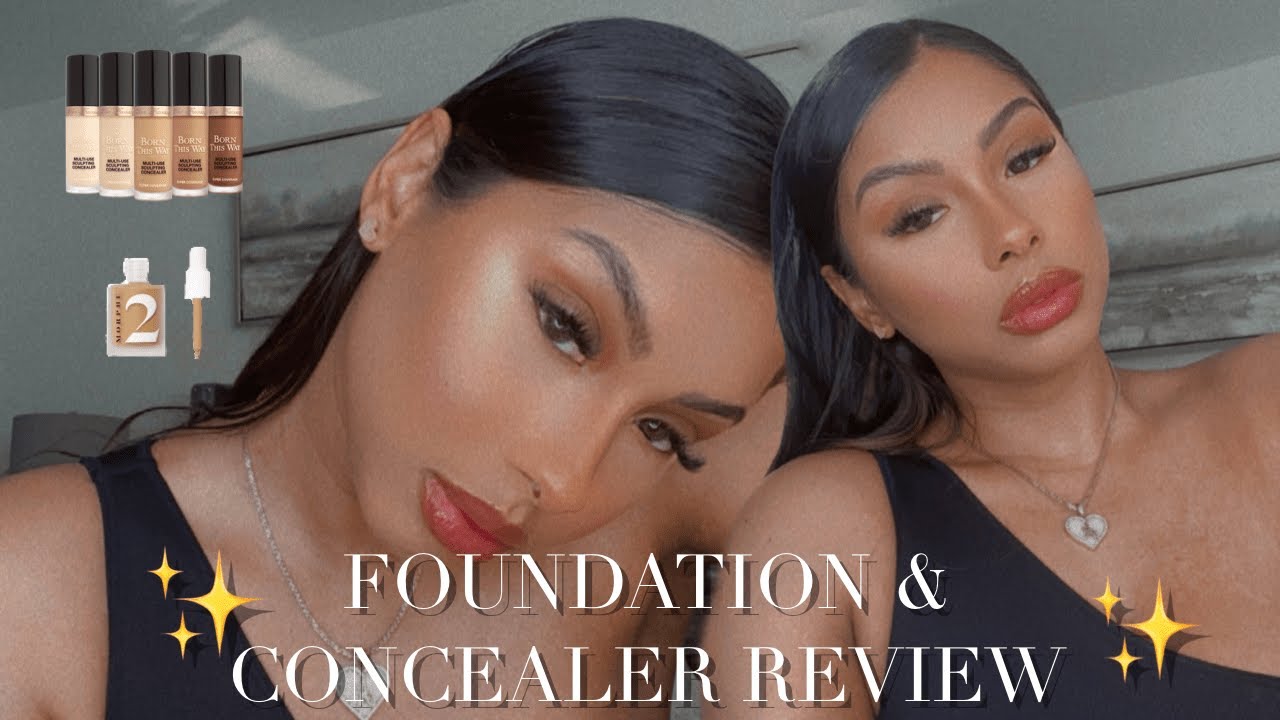 FOUNDATION AND CONCEALER REVIEW #1 !!| MORPHE 2 SKIN TINT| TOO FACE MULTI-USE CONCEALER