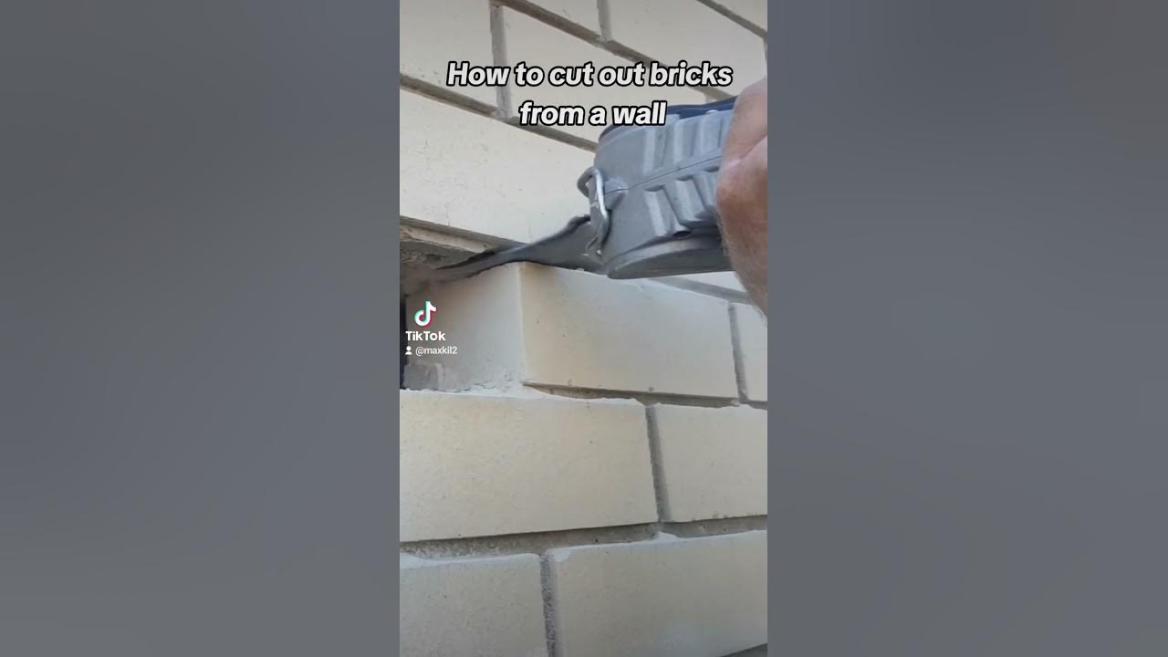 How to remove bricks from brick wall YouTube