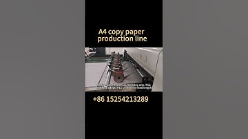 A4 paper production line|small business