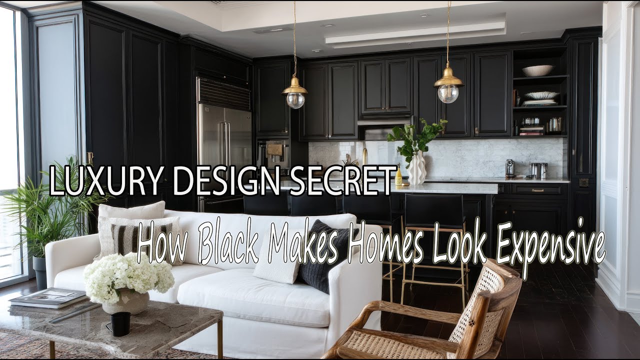 Как использовать черный цвет в дизайне интерьера | Простые приемы для создания роскошного образа